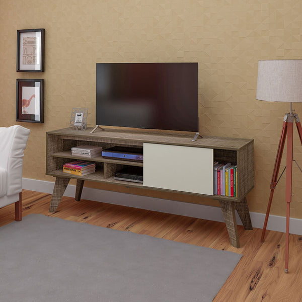 Mesa De Tv Vip Canela Off White