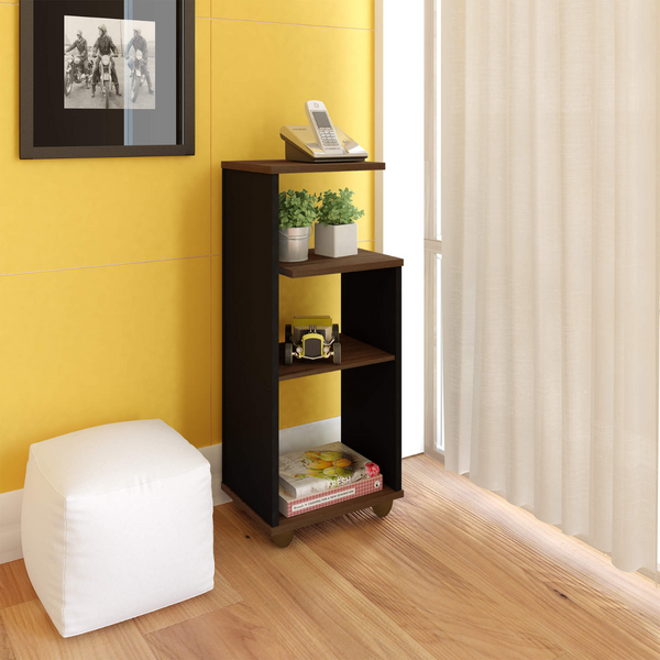 Mesa Lateral Bis Imbuia Negro