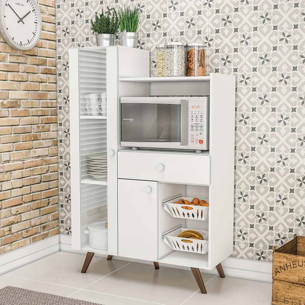 Mueble De Microondas Rt 3059 Blanco