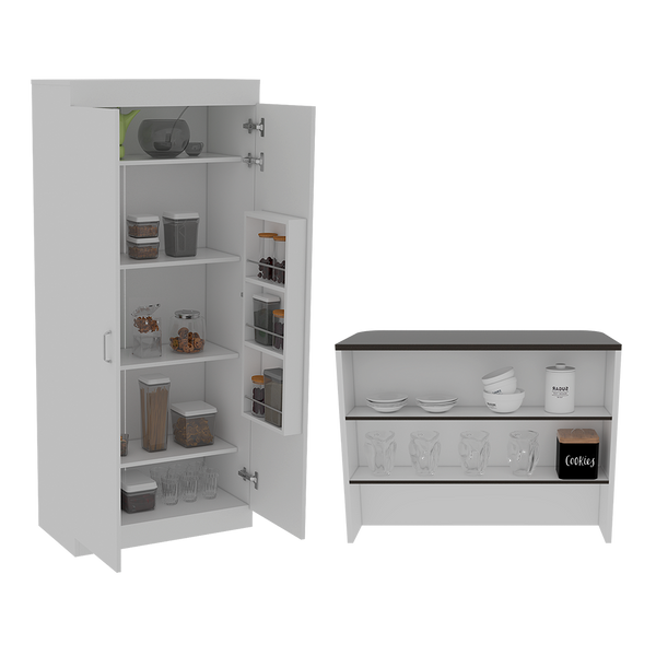 Combo Texy, incluye Alacena y Barra de Cocina