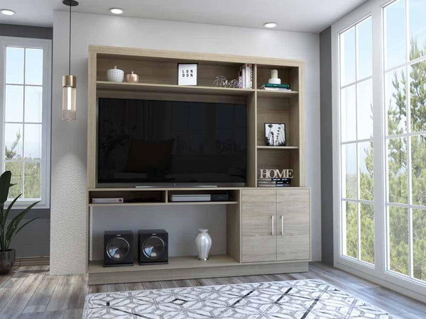 Mesa Romeo Para TV de Hasta 55", Color beige