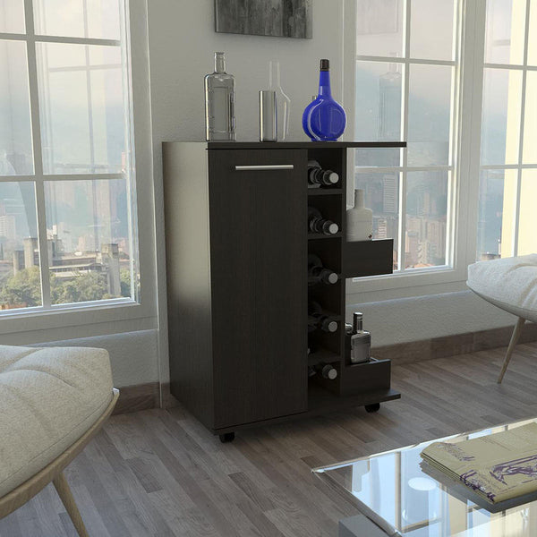 Modulo Carro Bar, Color Wengue