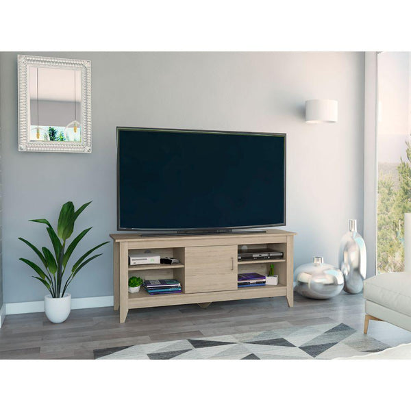 Mesa Sarume Para Tv de 65", Con Puerta, Color Beige